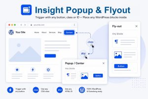 Insight Popup & Fly-out plugin - for Gutenberg